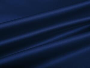 Látka polyesterový satén LUX-L047 Námořnická modrá - šířka 150 cm