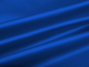 Látka polyesterový satén LUX-L053 Královská modrá - šířka 150 cm