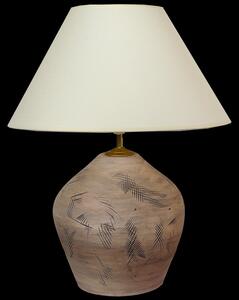 Keramická lampa N418, 53cm - Lampa se stínidlem-stříbrné doplňky