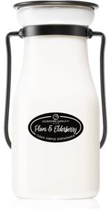 Milkhouse Candle Co. Creamery Plums & Elderberry vonná svíčka Milkbottle 227 g