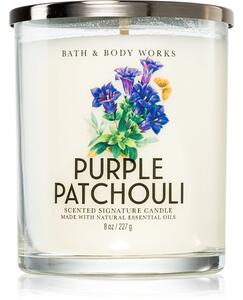 Bath & Body Works Purple Patchouli vonná svíčka 227 g