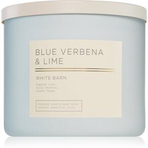 Bath & Body Works Blue Verbena & Lime vonná svíčka 411 g