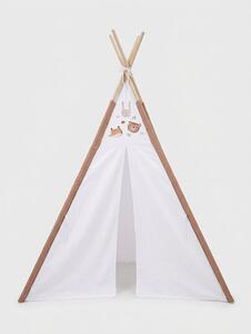 Sinsay - Dětské teepee s potiskem lesních zvířat - bílá