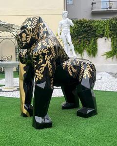Dekorativní designová socha Gorila Hindi 3D XXL 128 cm
