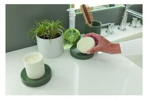 Zelená keramická mýdlenka iDesign Eco Vanity