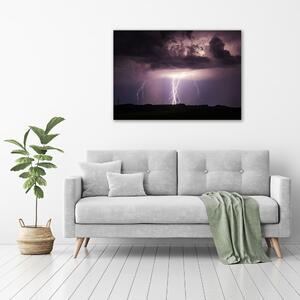 Foto obraz na plátně Bouře s blesky oc-116332063