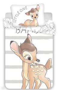 JERRY FABRICS Povlečení do postýlky Bambi stripe baby Bavlna, 100/135, 40/60 cm