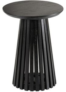 Černý dřevěný odkládací stolek J-line Vincenzo 40 cm