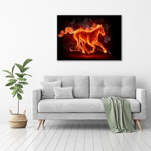 Foto obraz tištěný na plátně Kůň v plamenech oc-11746508