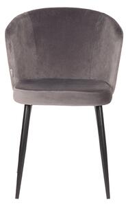 Jídelní židle Wave - šedý samet