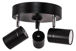 ByRydens 4200710-4002 - Bodové svítidlo CORRECT 3xGU10/7W/230V černá