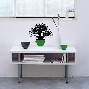 FUGU Samolepka na zeď-Bonsai Barva: černá 070, Druhá barva: zelená 062, Rozměr: bonsai 38x35 cm