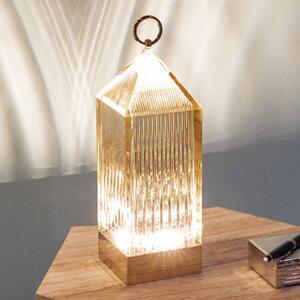 Kartell Lantern LED stolní lampa, jantarová IP54