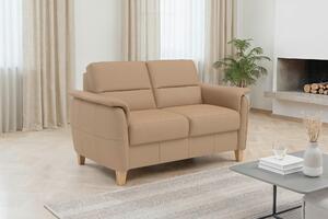DVOUMÍSTNÁ POHOVKA, cappuccino, pravá kůže Sit & More - Pohovky, Online Only