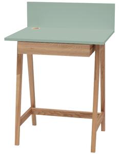 Zelený lakovaný pracovní stůl RAGABA LUKA 65 x 50 cm