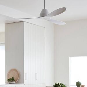 Beacon Lighting Stropní ventilátor Whitehaven, bílý, DC, tichý, 142 cm, Bílá / opál, Obývací pokoj / jídelna, Plast, Moderní