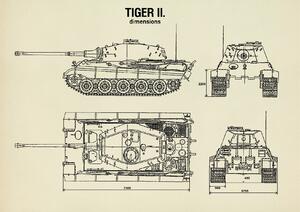 FUGU Patent Tiger II - samolepicí plakát