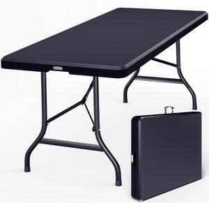 FurniGO Skládací stůl antracit -183x75x73cm