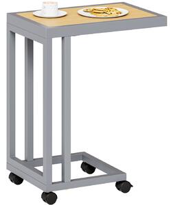 FurniGO Příruční stolek WPC - prírodný