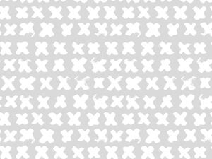 FUGU Tapeta skandinavský styl - křížky - grey-white Materiál: Digitální eko vlies - klasická tapeta nesamolepicí