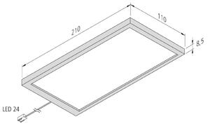 LED podhledové světlo Sky Sonar sada 3ks ocel