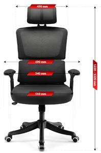 Herní židle HC-1011 Black Mesh