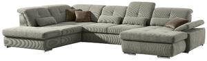SEDACÍ SOUPRAVA, textil, kompozitní dřevo, pískové barvy Beldomo Style - Sedací soupravy