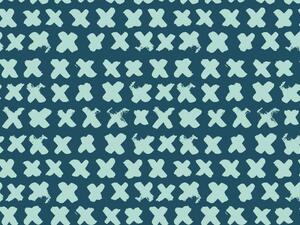 FUGU Tapeta skandinavský styl - křížky - blue Materiál: Digitální eko vlies - klasická tapeta nesamolepicí