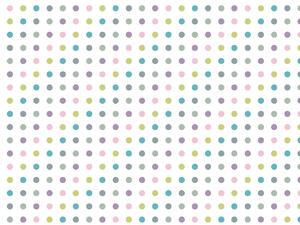 FUGU Dětská tapeta - puntíky barevné - růžová Materiál: Digitální eko vlies - klasická tapeta nesamolepicí