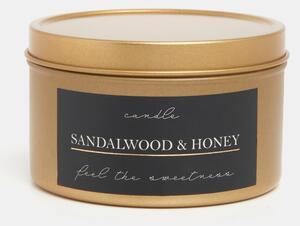 Sinsay - Vonná svíčka Sandalwood & Honey - zlatá