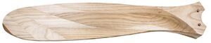 CasaFan Stropní ventilátor ECO GENUINO, chrom/světlé dřevo, Ø 122 cm, tichý, Světlé dřevo, Obývací pokoj / jídelna, Dřevo, Moderní