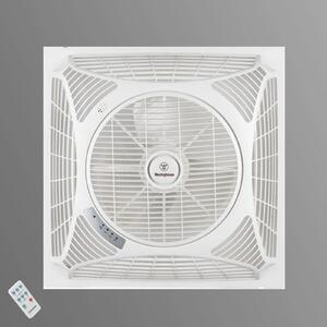 Westinghouse Stropní ventilátor Windsquare, Bílá / opál, Obývací pokoj / jídelna, Plast, Moderní