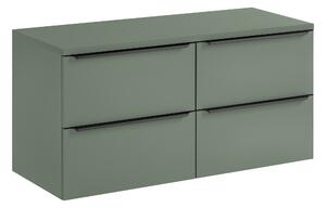 Comad Koupelnová dvojskříňka pod deskové umyvadlo Sombra Green 120 rákosově zelená