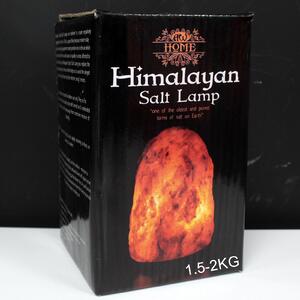 AWGifts Himalájská solná lampa s podstavcem 1,5-2 kg