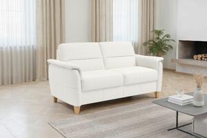 TŘÍMÍSTNÁ POHOVKA, bílá, pravá kůže Sit & More - Pohovky, Online Only