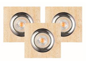Spot-Light 2515339-SADA 3x LED Podhledové svítidlo VITAR 1xGU10/5W/230V pískovec