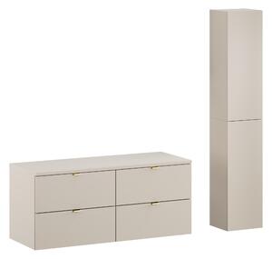 Comad Set koupelnového nábytku Dalia Cashmere 120 kašmír mat