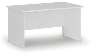 Kancelářský psací stůl rovný PRIMO WHITE, 1400 x 800 mm, bílá