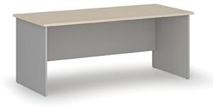 Kancelářský psací stůl rovný PRIMO GRAY, 1800 x 800 mm, šedá/grafit