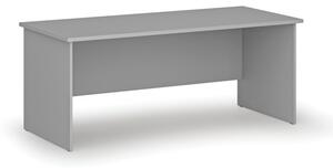 Kancelářský psací stůl rovný PRIMO GRAY, 1800 x 800 mm, šedá
