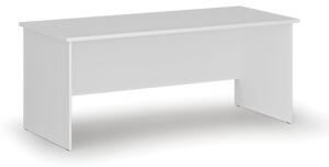 Kancelářský psací stůl rovný PRIMO WHITE, 1800 x 800 mm, bílá