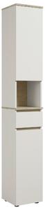 VYSOKÁ SKŘÍŇ, kašmírová, kašmírová, barvy dubu, 30/190/30 cm home24 - Koupelnové série, Online Only