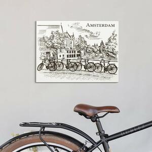 DUBLEZ | 3D dřevěný obraz na stěnu - Amsterdam