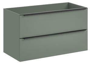 Comad Koupelnová skříňka pod umyvadlo 100 cm Sombra Green rákosově zelená