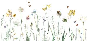 FUGU Tapeta pro malé víly - Butterfly garden Materiál: Digitální eko vlies - klasická tapeta nesamolepicí