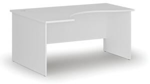 Ergonomický kancelářský pracovní stůl PRIMO WHITE, 1600 x 1200 mm, levý, bílá