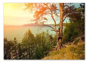 Foto obraz skleněný horizontální Jezero Skandinávie osh-121778519