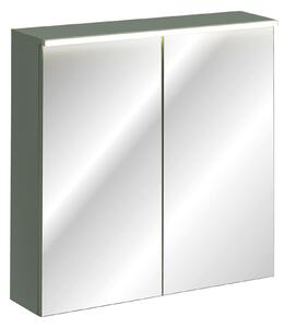 Comad Koupelnová zrcadlová skříňka 80 cm Sombra Green rákosově zelená