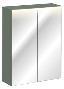 Comad Koupelnová zrcadlová skříňka 60 cm Sombra Green rákosově zelená