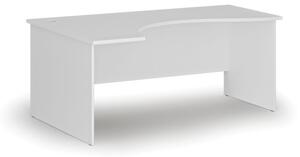 Ergonomický kancelářský pracovní stůl PRIMO WHITE, 1800 x 1200 mm, levý, bílá